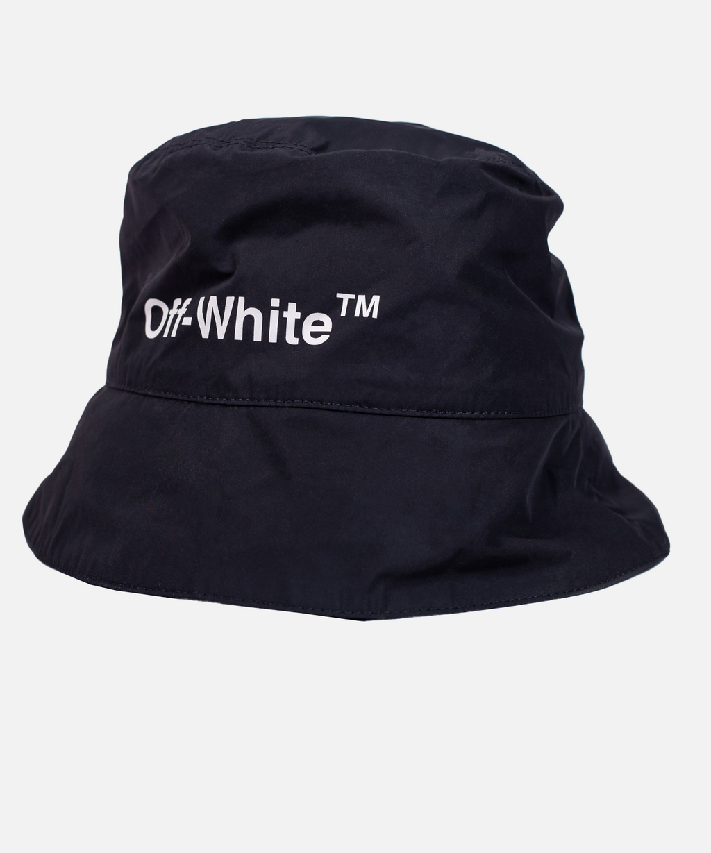ハット Off White Black Polyester Bucket Hat Off-White Nylon Bucket Hat – THELUXESHOPPER