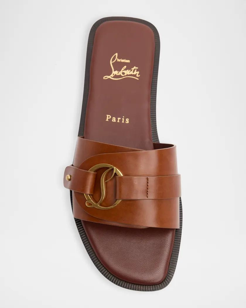 CHRISTIAN LOUBOUTIN HER IN ROMA SLIDES