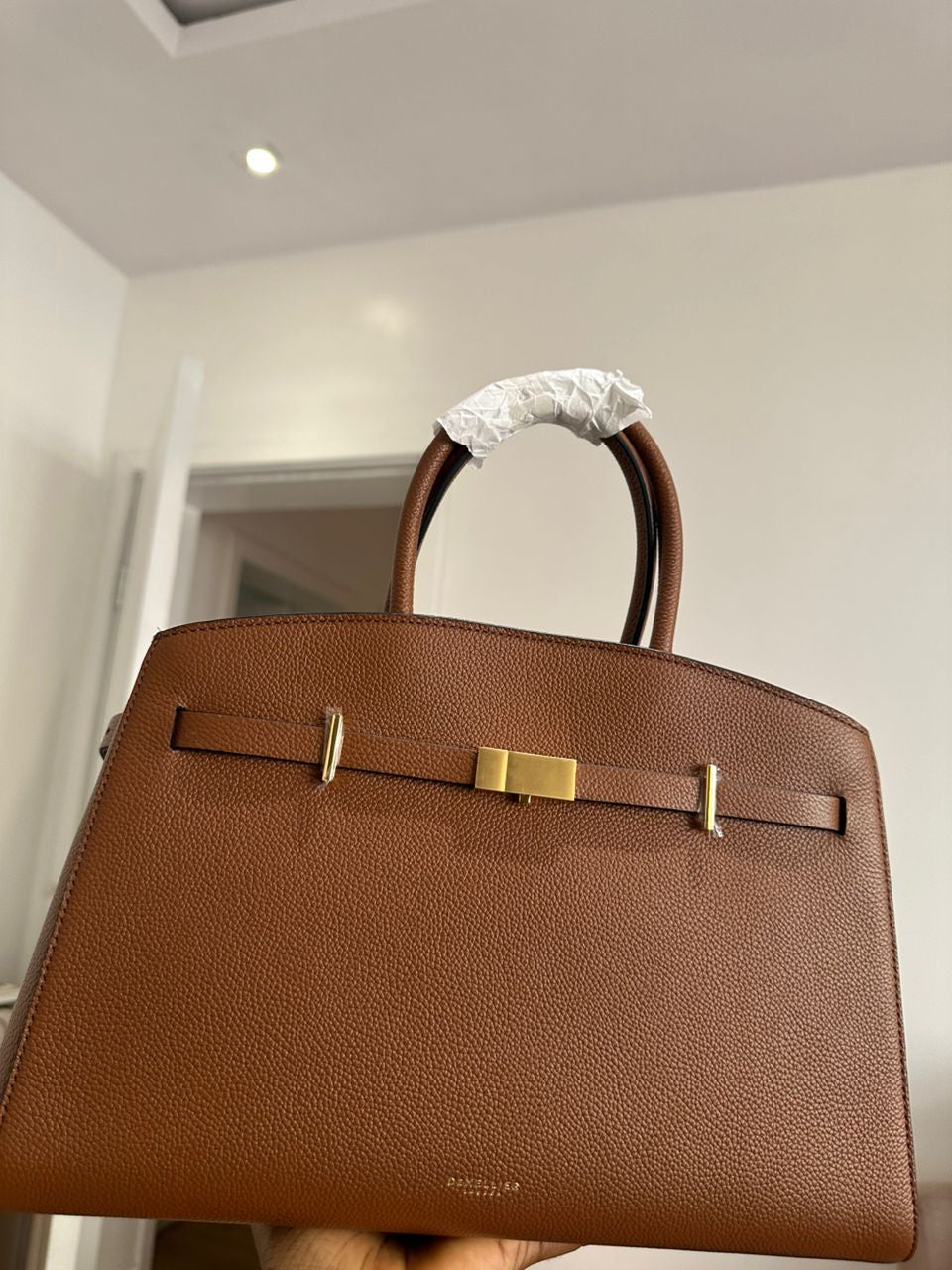 DEMELLIER HUDSON BAG/MIDI/.BROWN