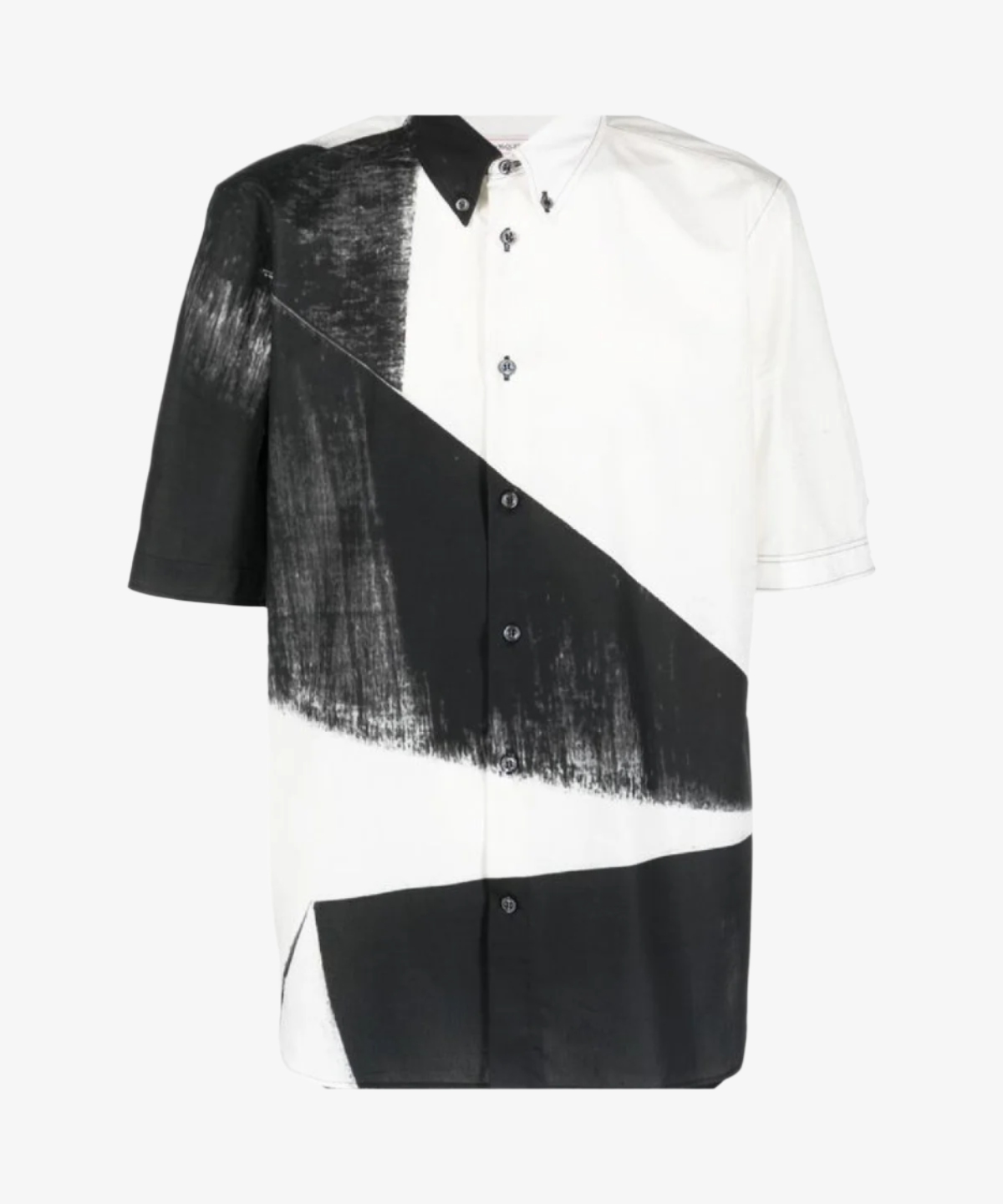 Alexander Mcqueen Brushstroke Hawaiian SS Shirt