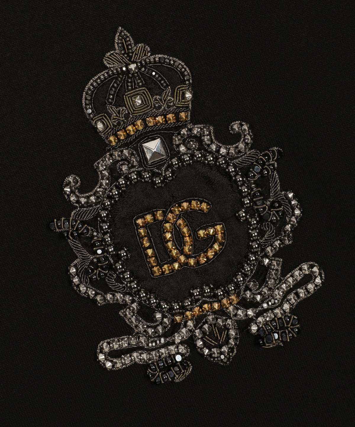Dolce & Gabbana Heraldic Embellished DG Patch T-Shirt