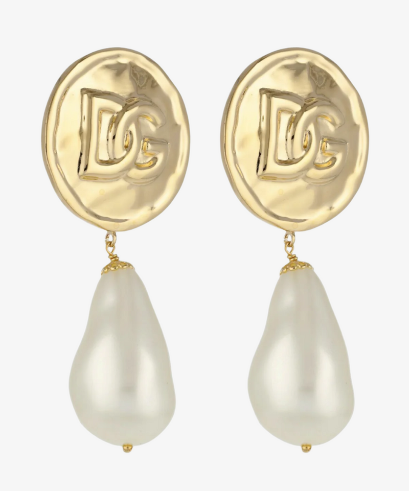 Dolce & Gabbana Pearl Embellished Earrings