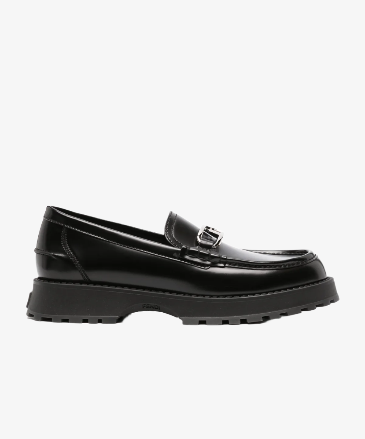 Fendi O'Lock Loafers Rubber Sole