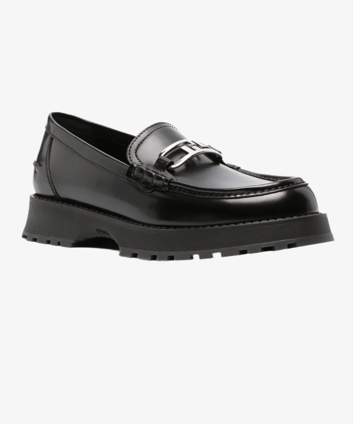 Fendi O'Lock Loafers Rubber Sole