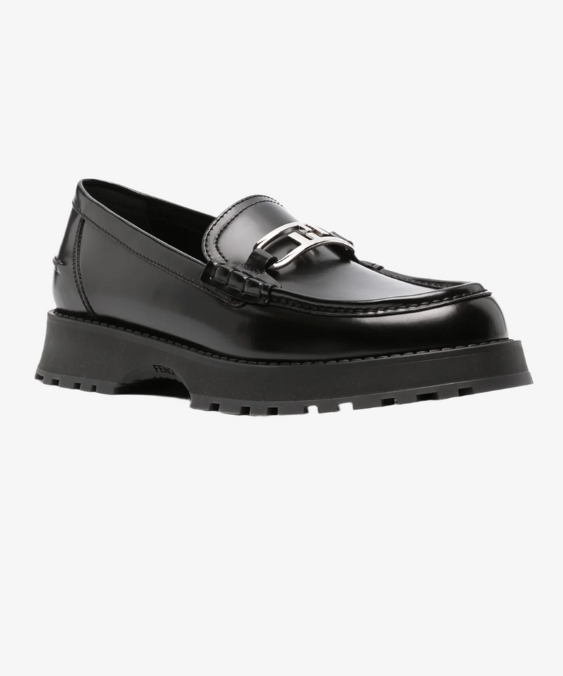 Fendi O'Lock Loafers Rubber Sole