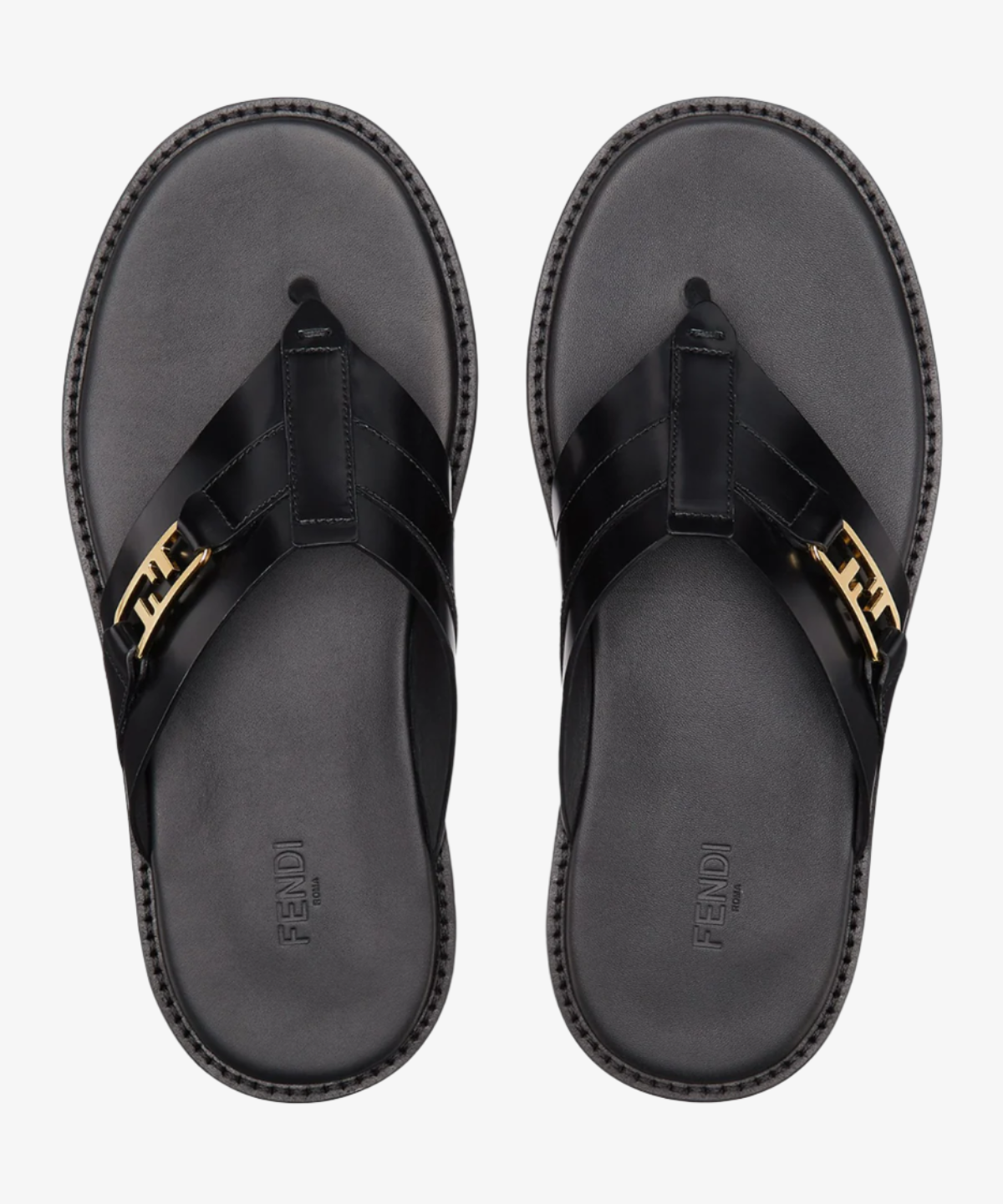 サンダル・ミュール FENDI O'LOCK SLIDES Fendi O'Lock Thong – THELUXESHOPPER