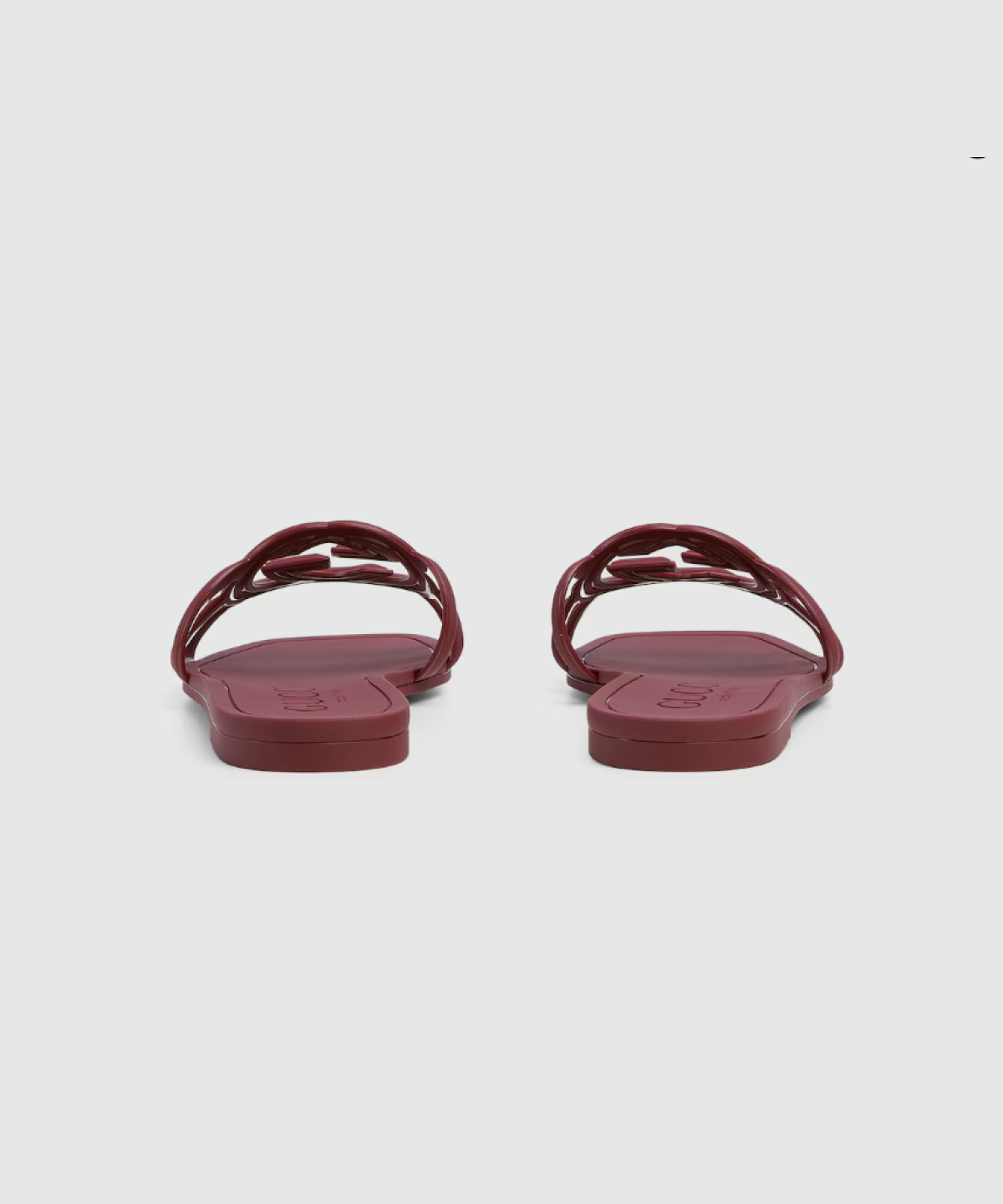 Gucci Interlocking G Rubber Slides