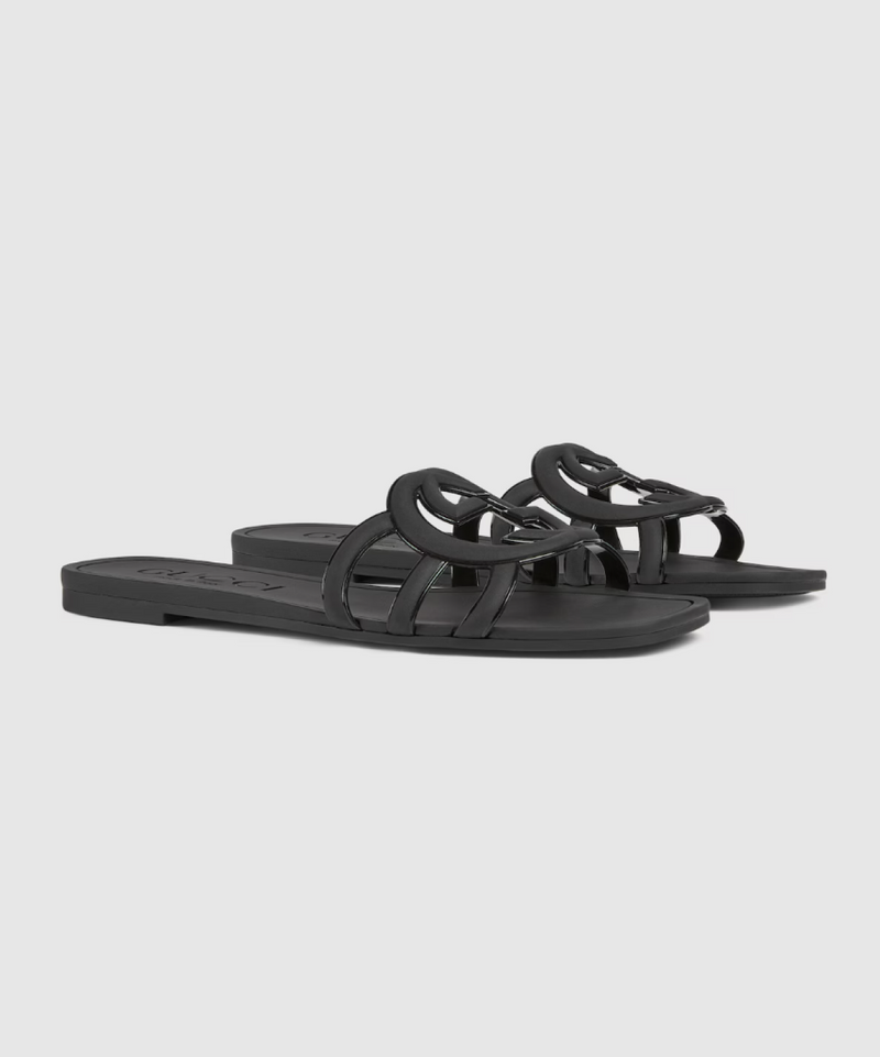 Gucci Interlocking G Rubber Slides