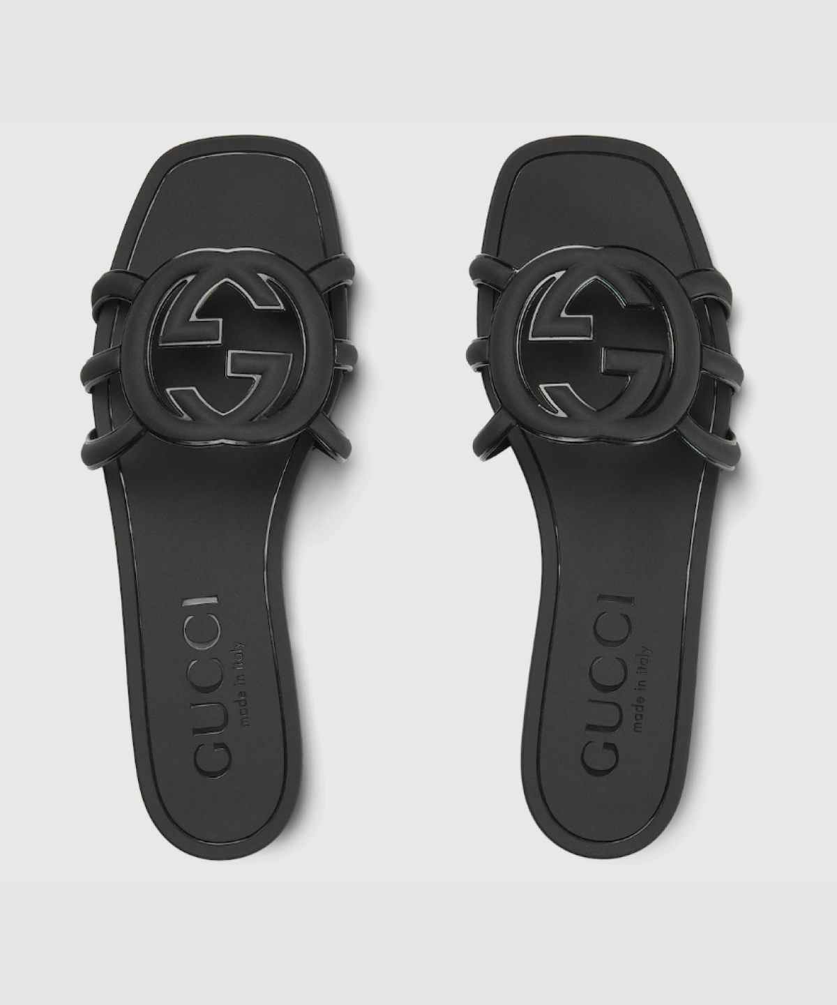 Gucci Interlocking G Rubber Slides