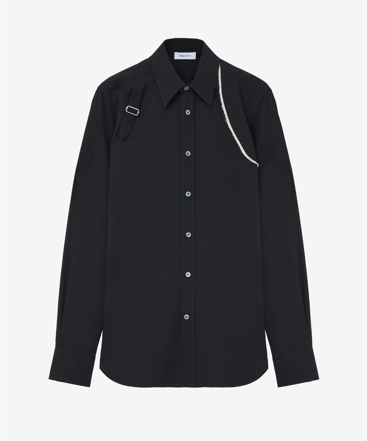 Alexander Mcqueen Raw Edge Harness LS Shirt