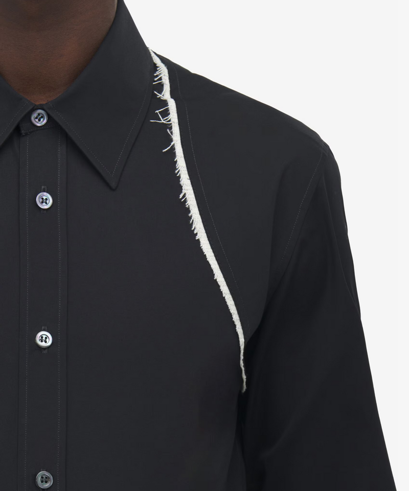 Alexander Mcqueen Raw Edge Harness LS Shirt