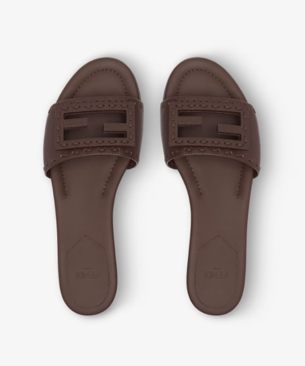 Fendi Baguette Selleria Slides