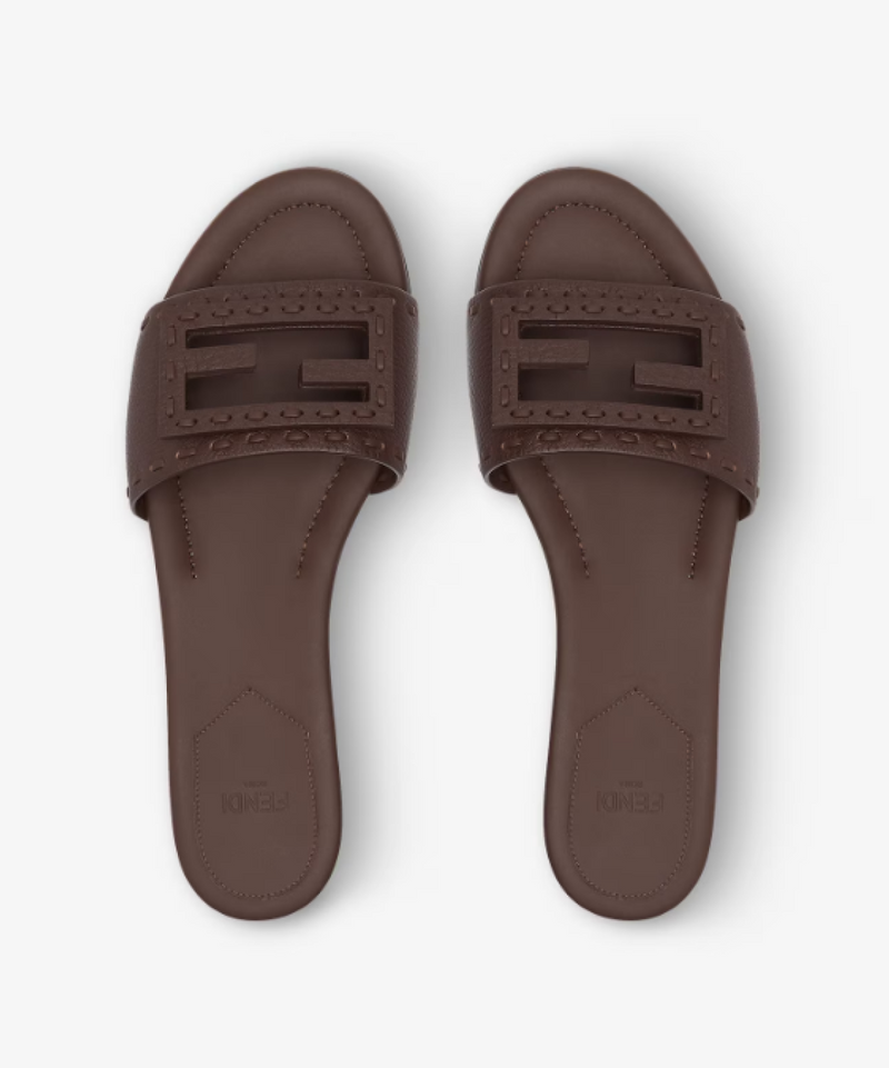 Fendi Baguette Selleria Slides
