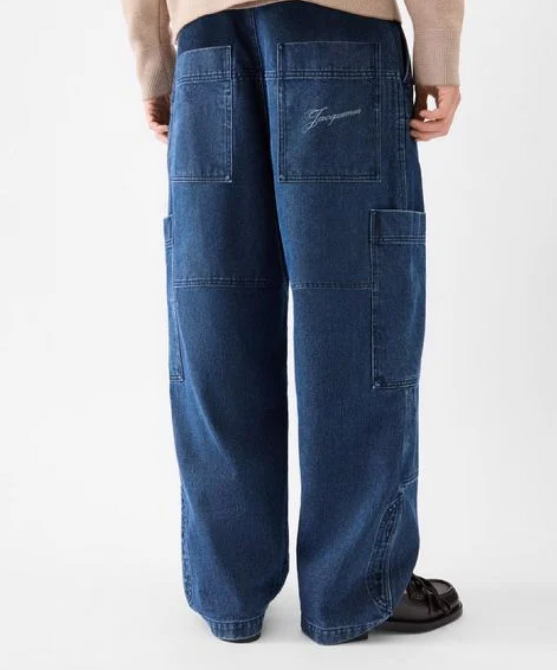 Jacquemus Carre Denim Cargo Pants