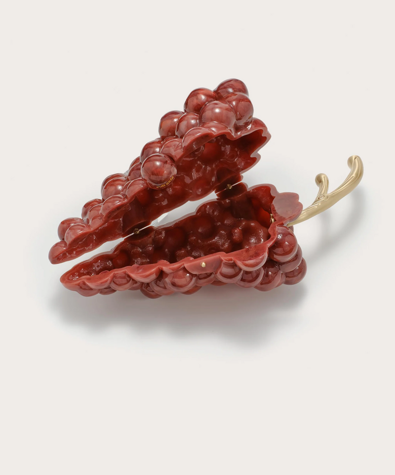 Cult Gaia Grape Clutch