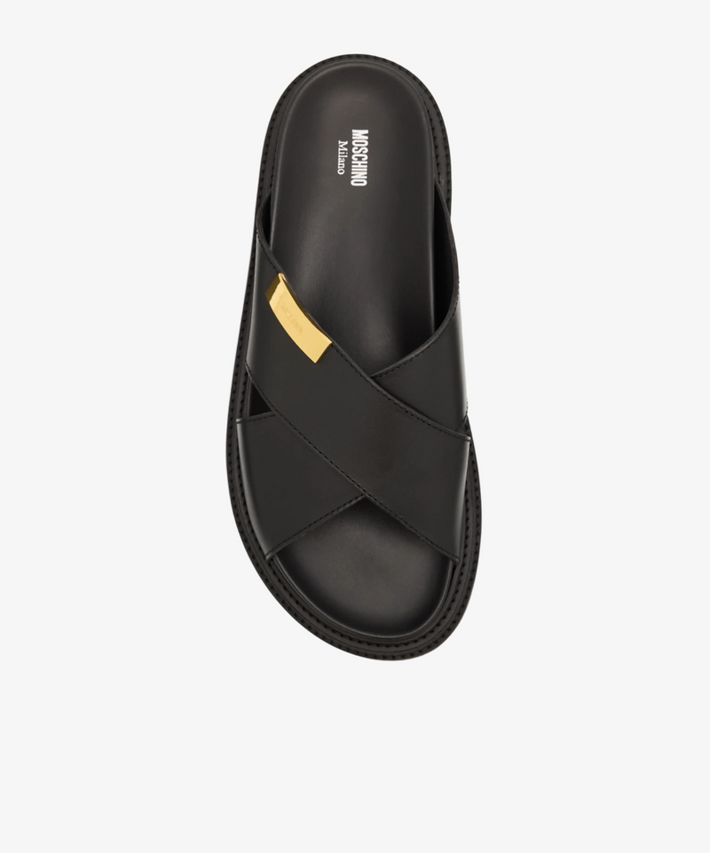 Moschino Cross Slides