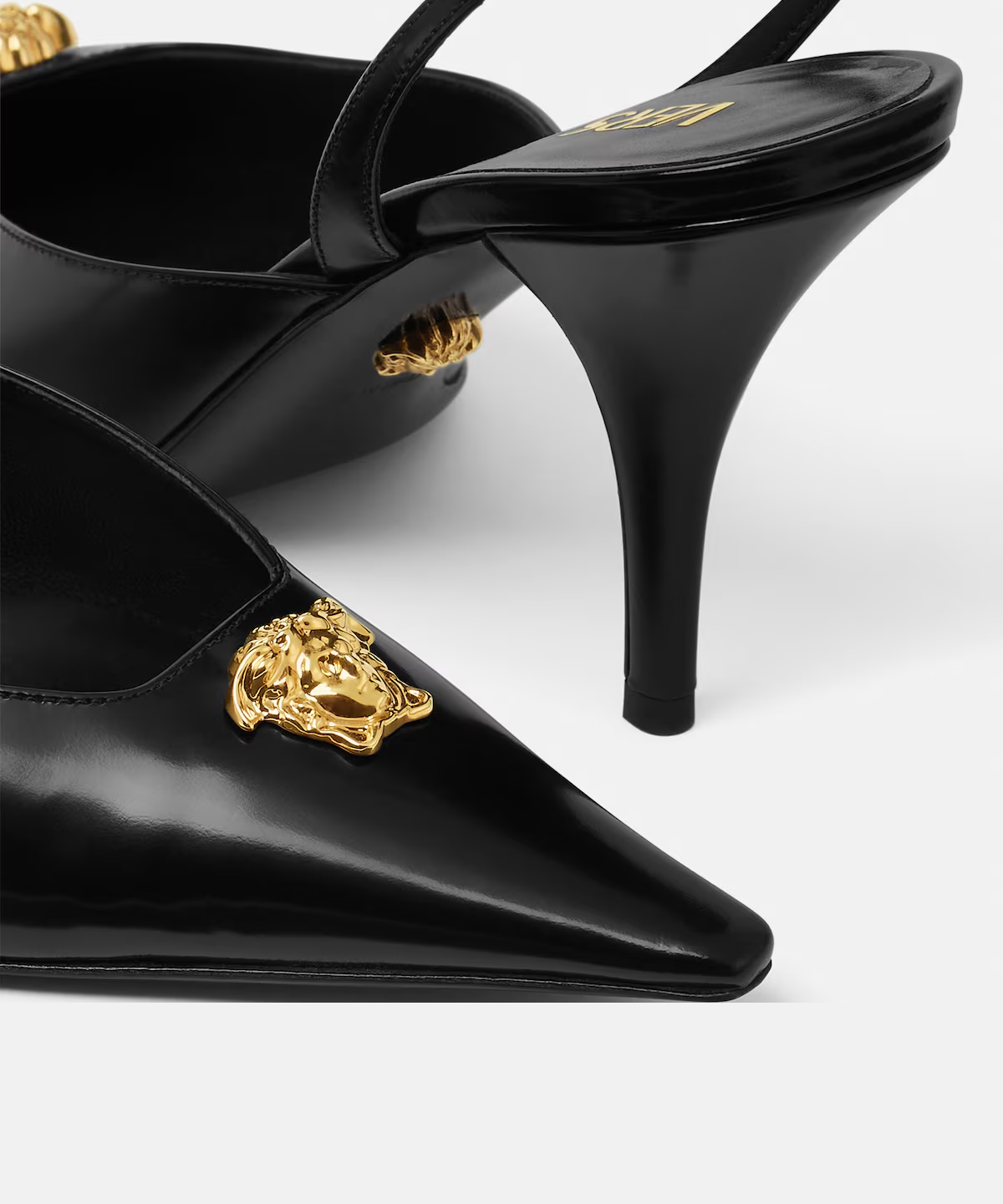 Versace La Medusa Slingback Pumps