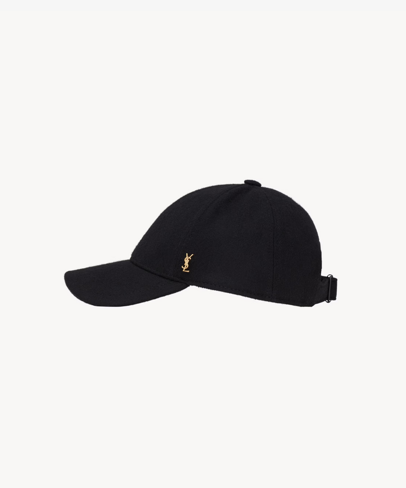 Saint Laurent Cassandre Logo Hat