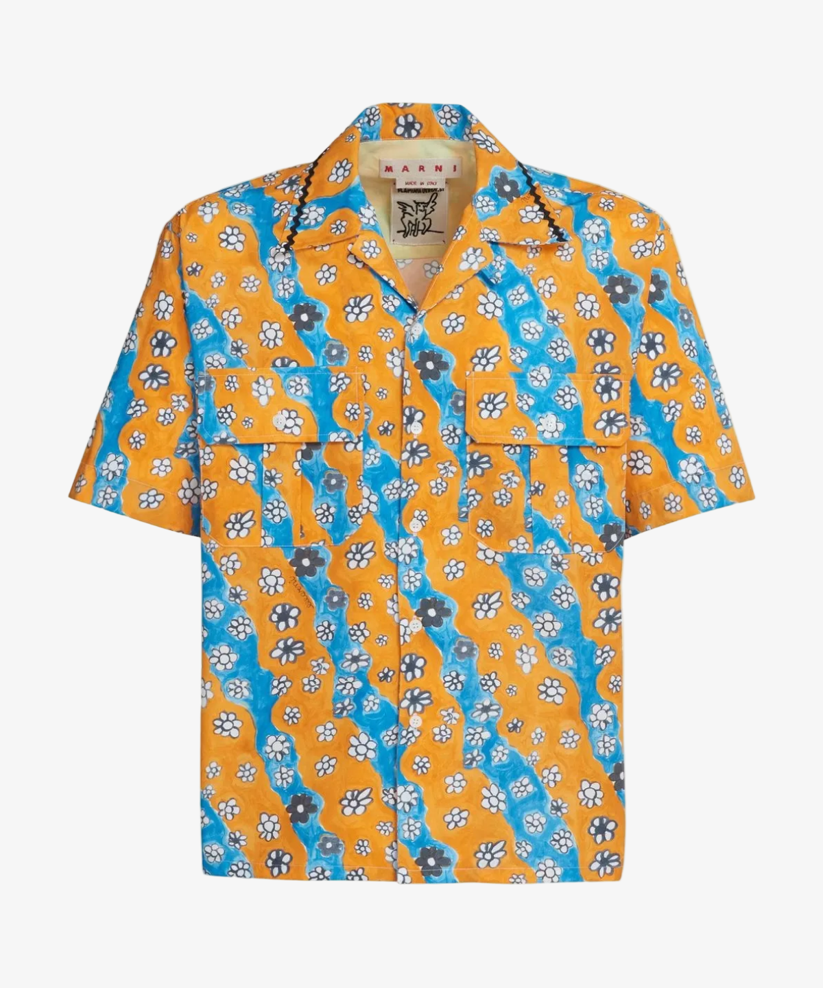 Flower Print SS Shirt