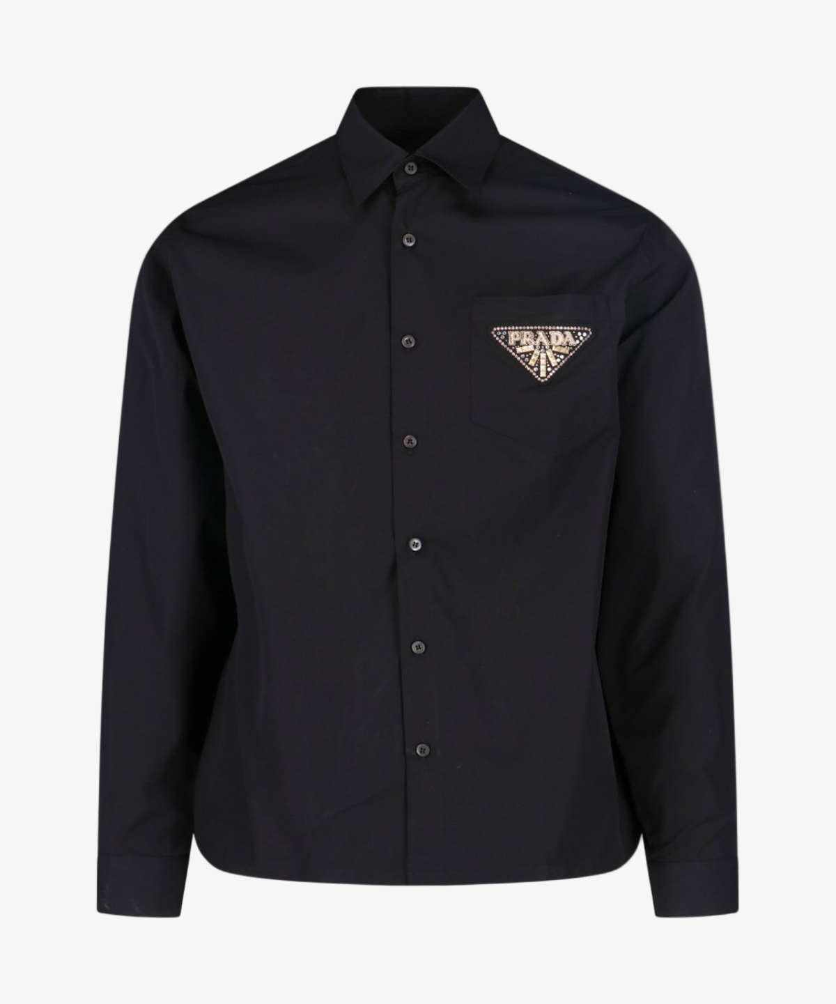 Prada Triangle Embellished Shirt