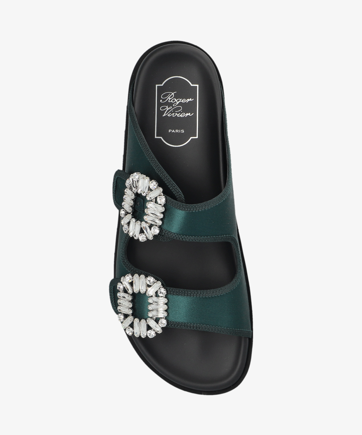 Roger Vivier Viv Embellished Slides