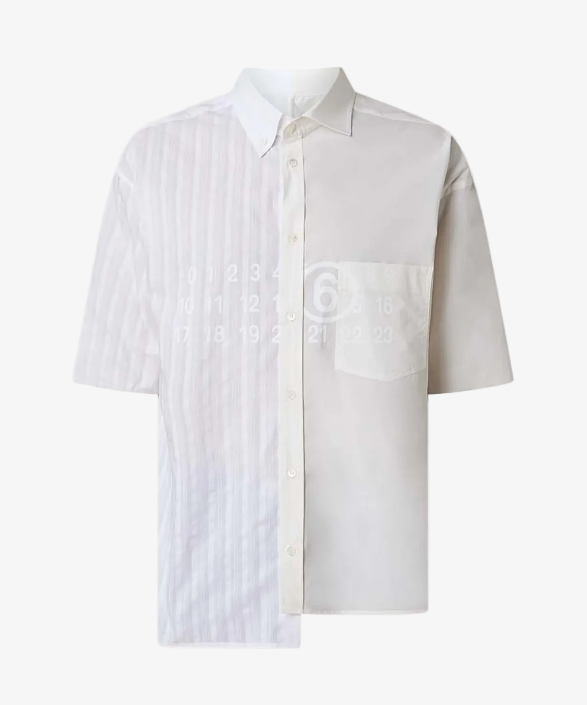Maison Margiela Bi-Material SS Shirt
