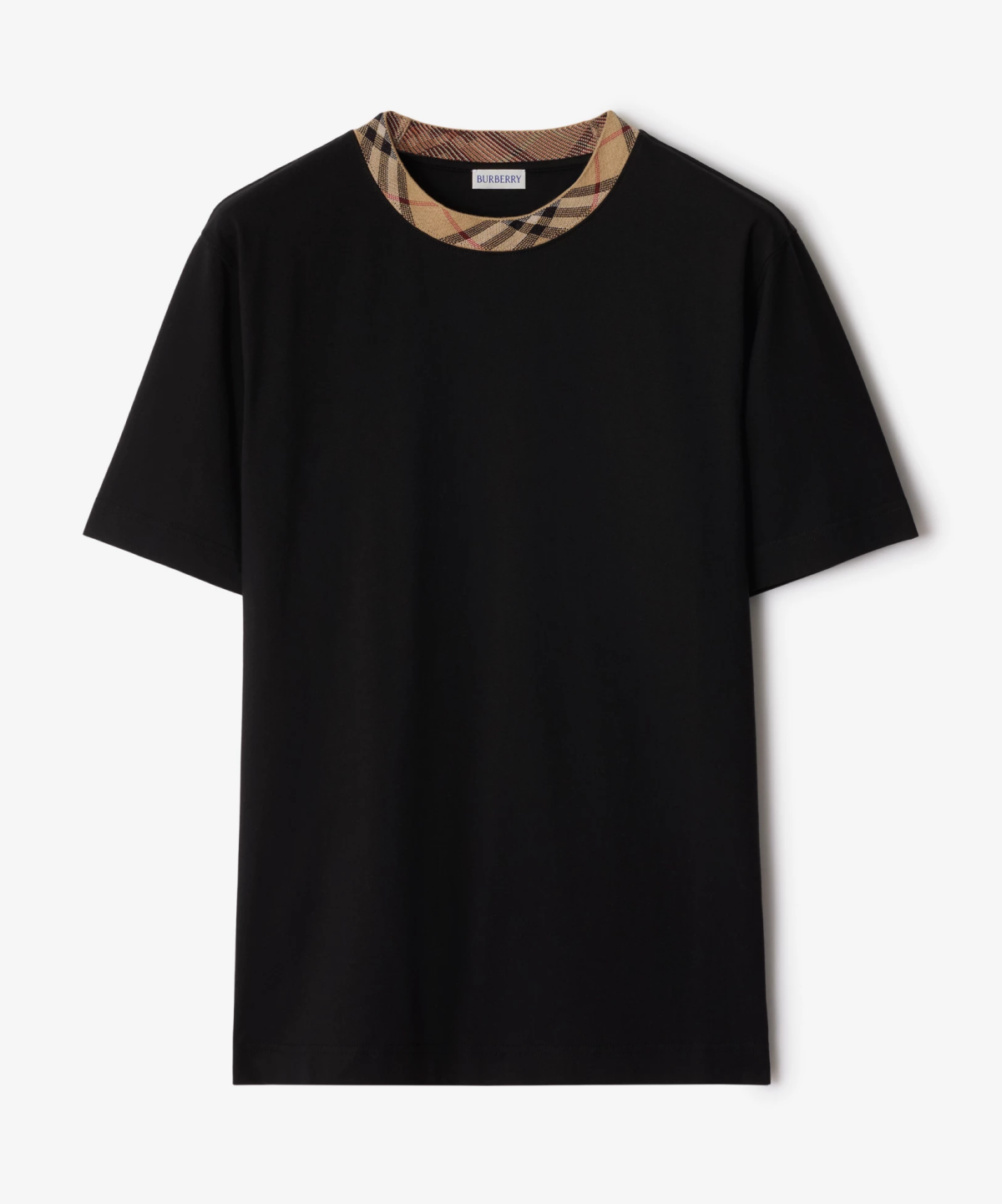 Burberry Check Trim T-Shirt