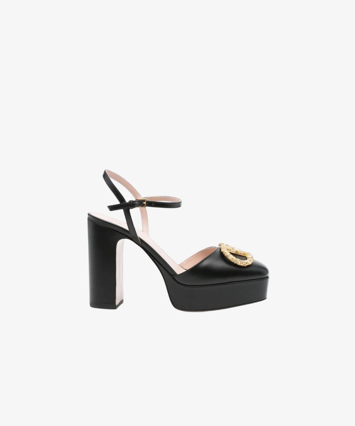 Valentino Vlogo Block Heel Pumps