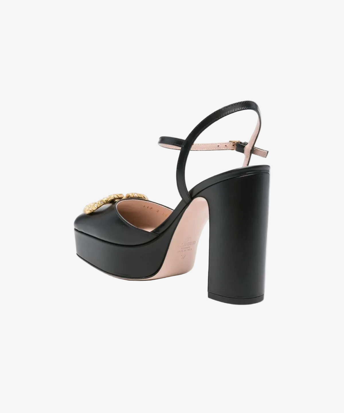 Valentino Vlogo Block Heel Pumps