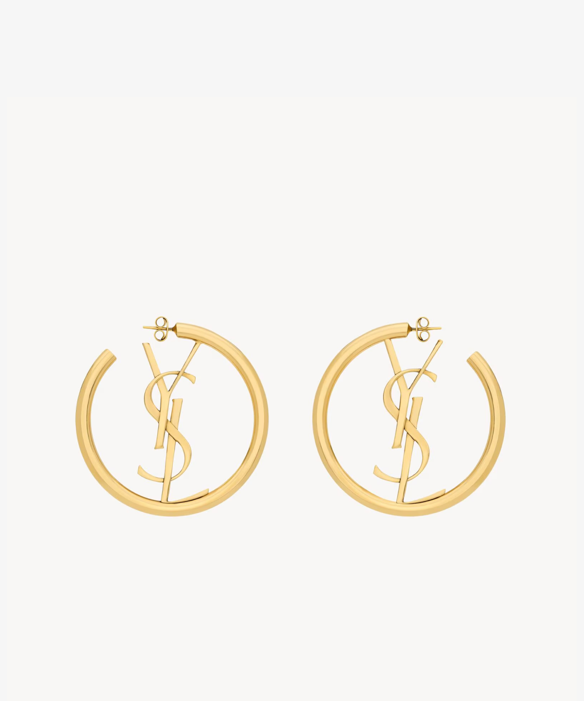 Saint Laurent Cassandre Hoop Earrings