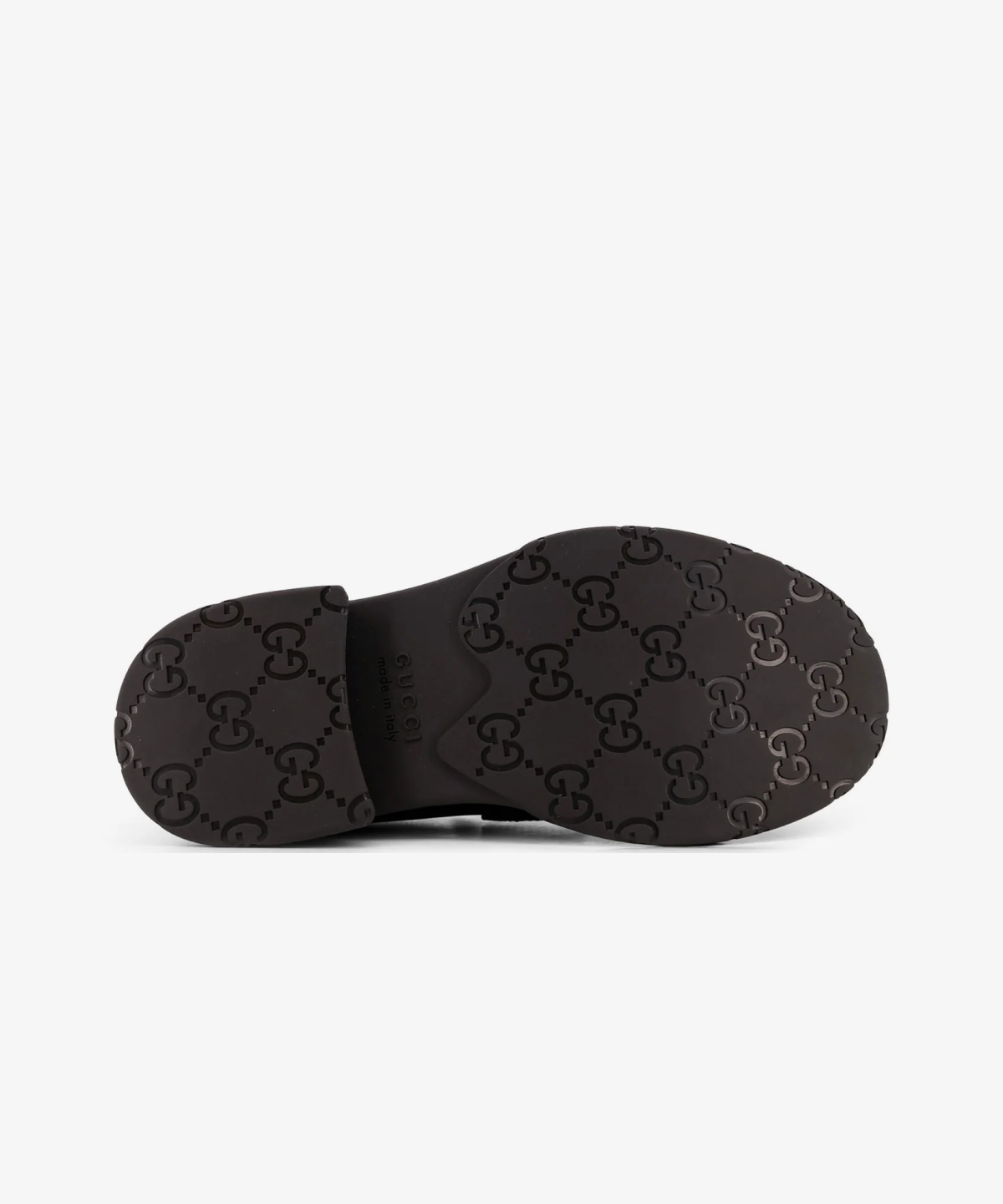 Gucci Mini Logo Silver Loafers