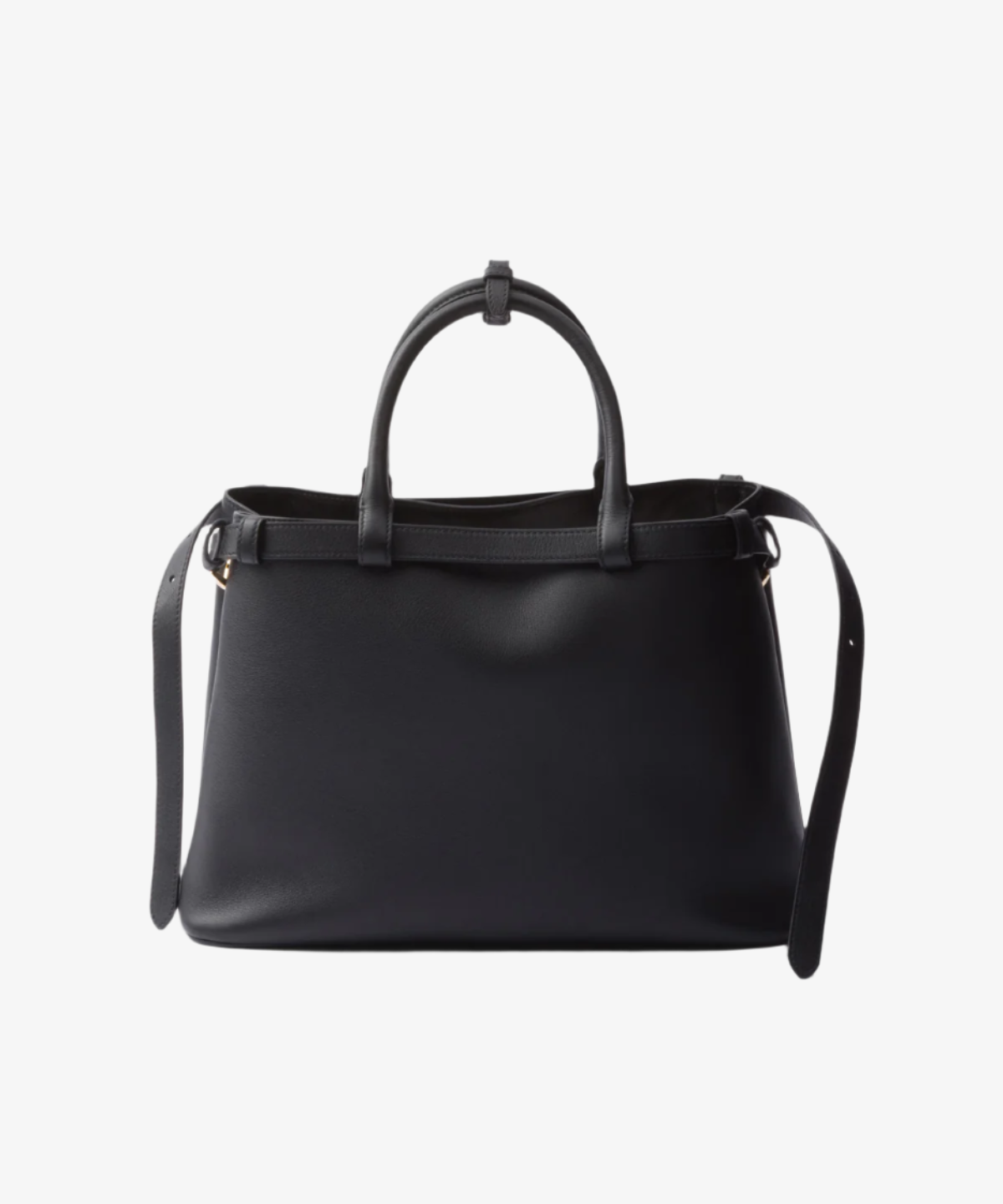 ハンドバッグ PRADA PRADA BUCKLE MEDIUM GRAINY LEATHER HANDBAG Prada Buckle Medium Leather Handbag With Double Belt