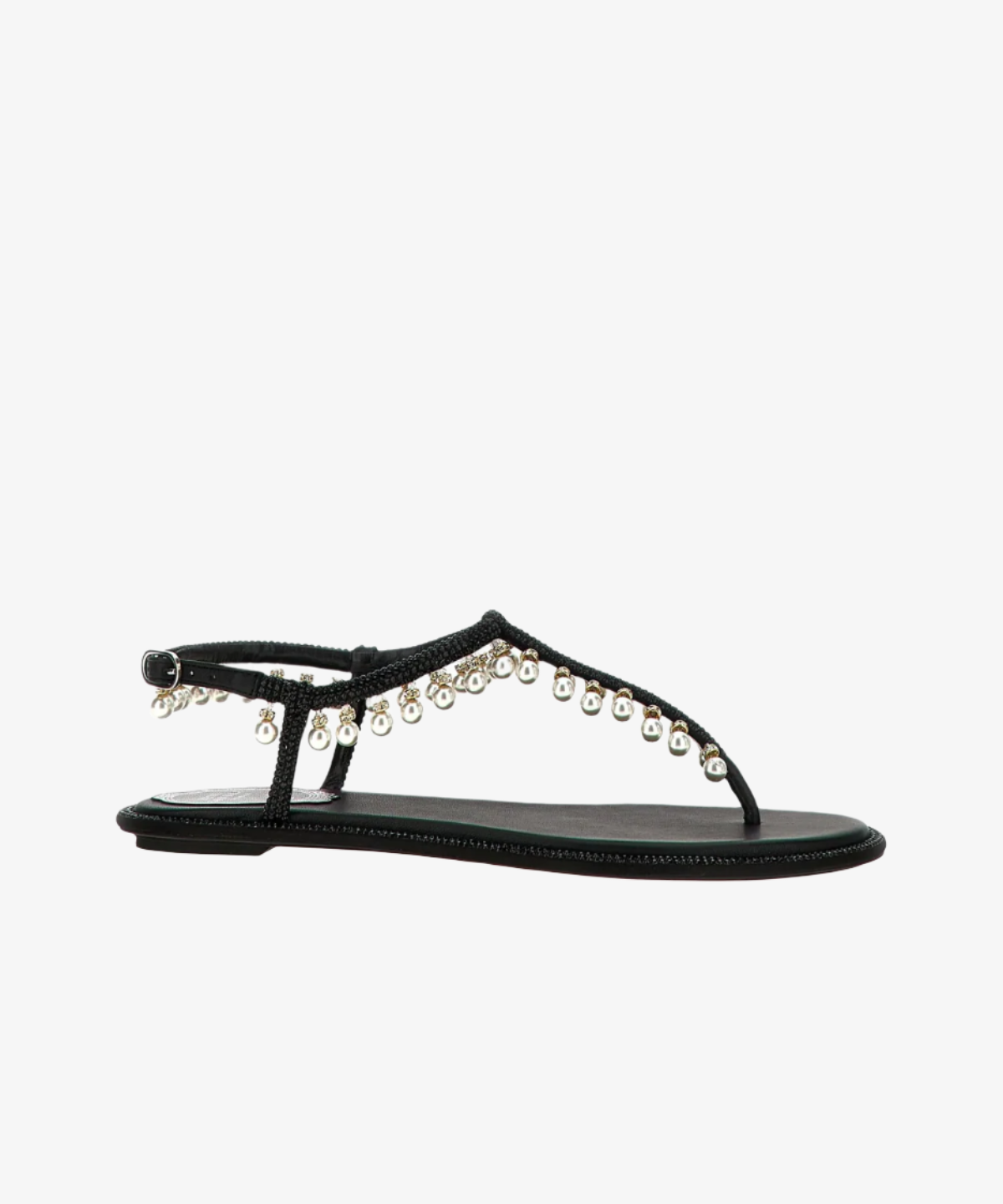 Rene Caovilla Diana Pearl Flat Sandals
