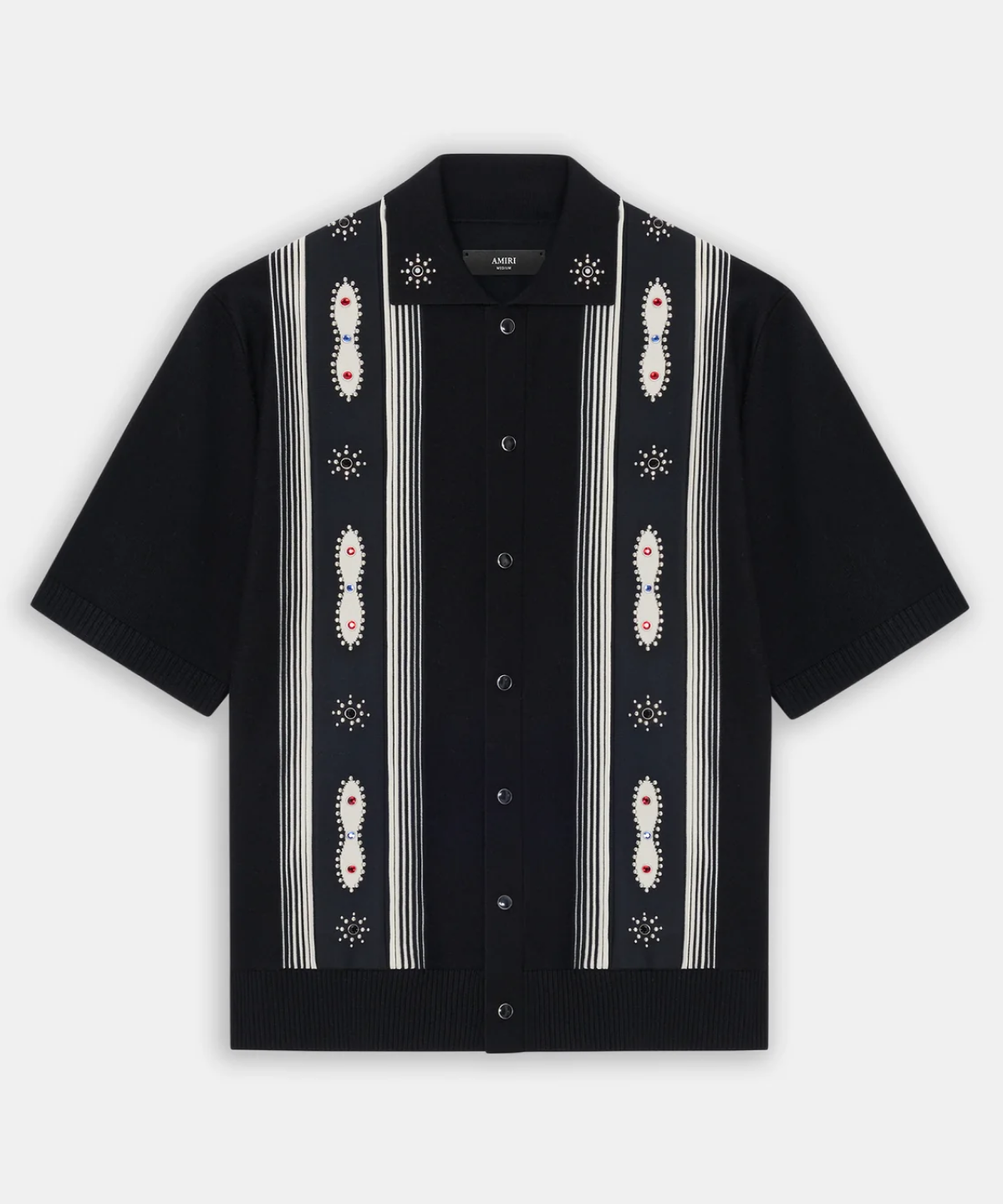 Amiri Stud Stripe SS Shirt