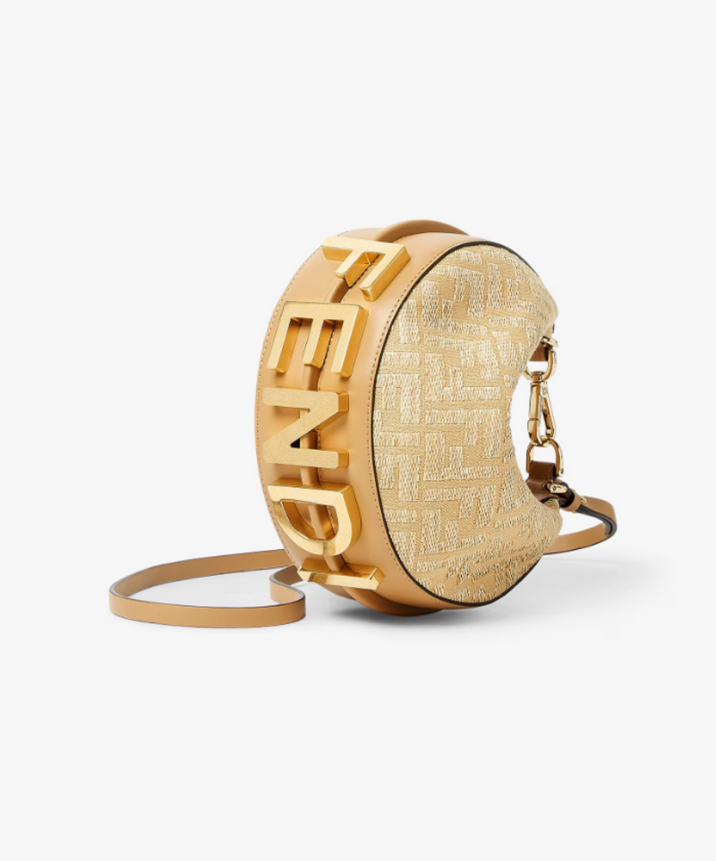 Fendi Fendigraphy Raffia Effect Bag