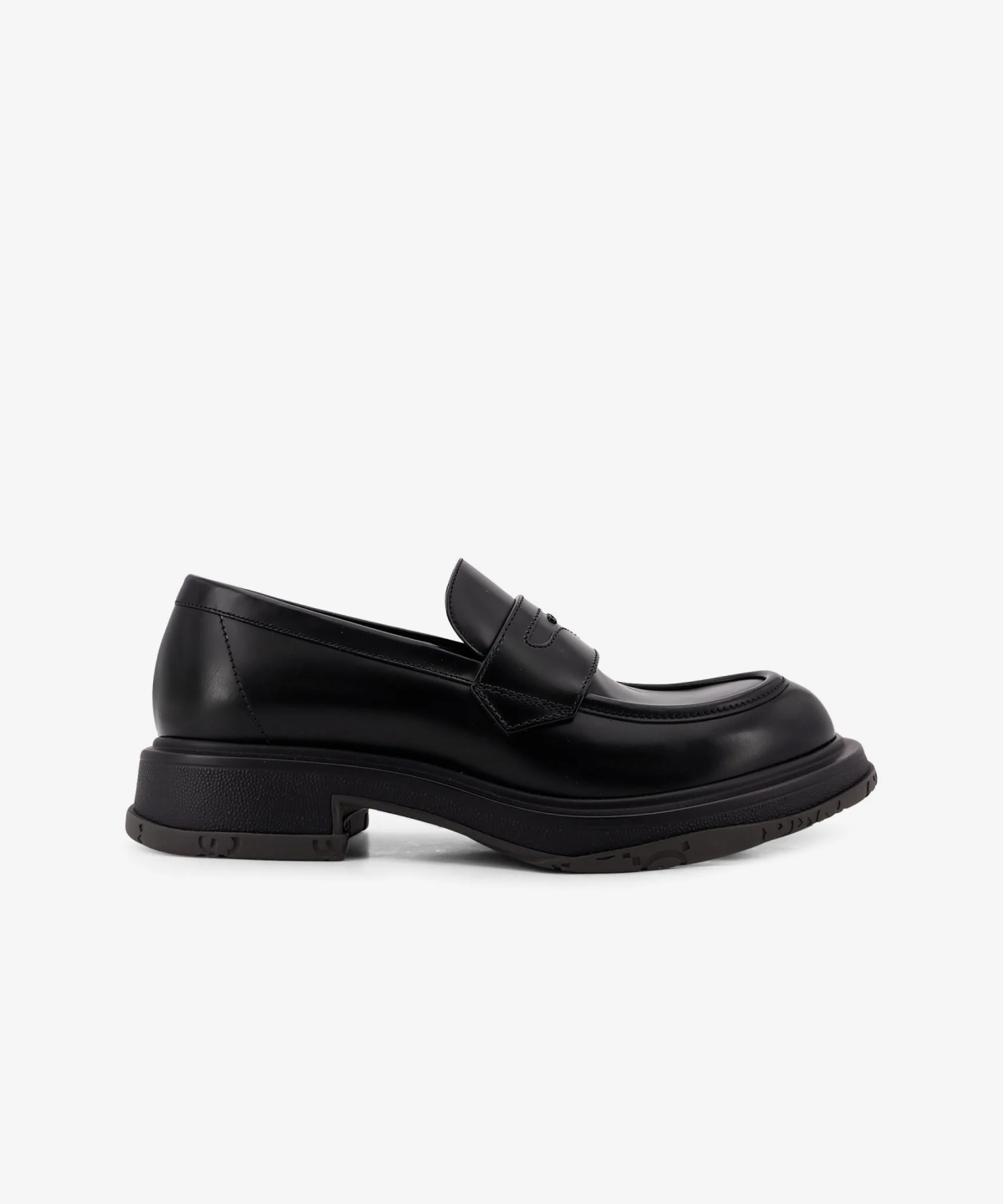 Gucci Mini Logo Silver Loafers