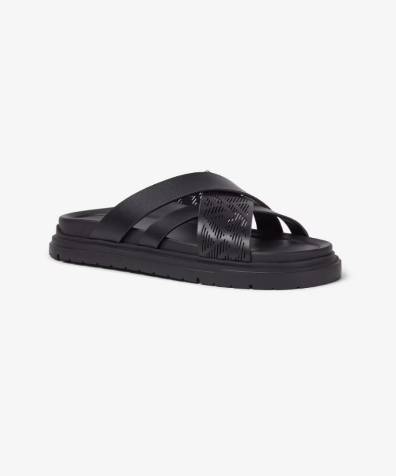 Fendi Laser Cut FF Motif Slides