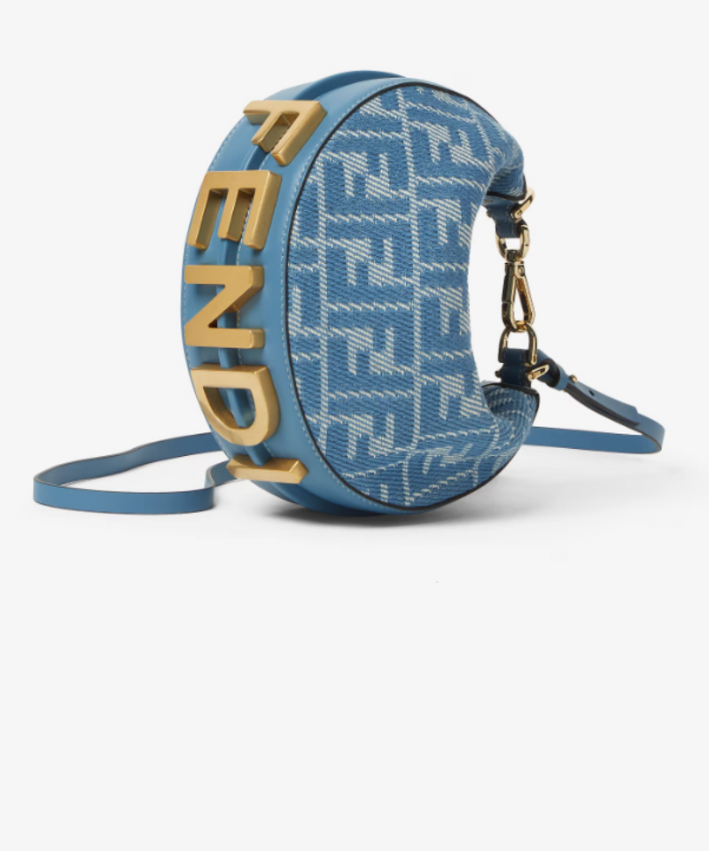 Fendi Fendigraphy Denim-Effect Bag