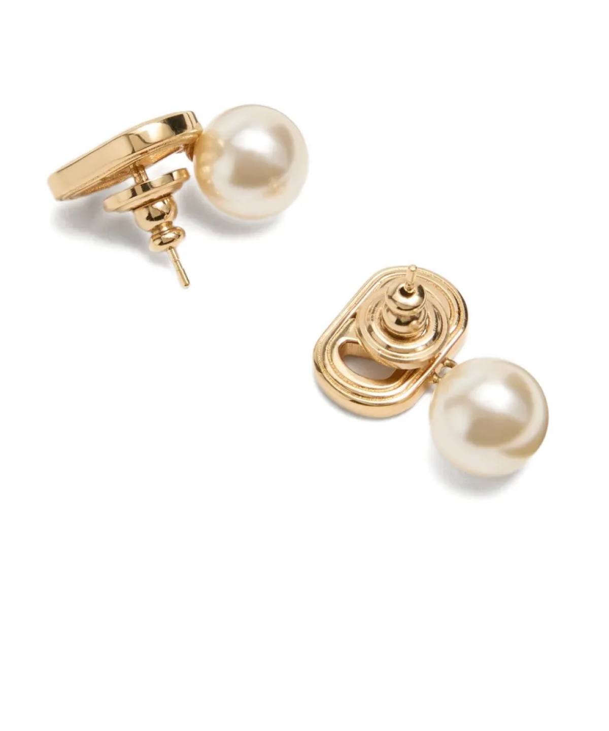 Valentino Vlogo Swarovski Pearl Earrings