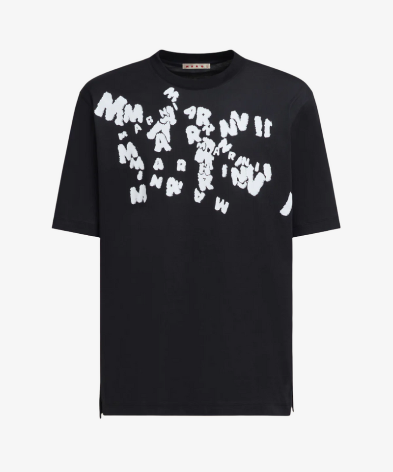 【MARNI】Printed Caos Logo スウェット Neutral Grey Marni Caos T-Shirt – THELUXESHOPPER