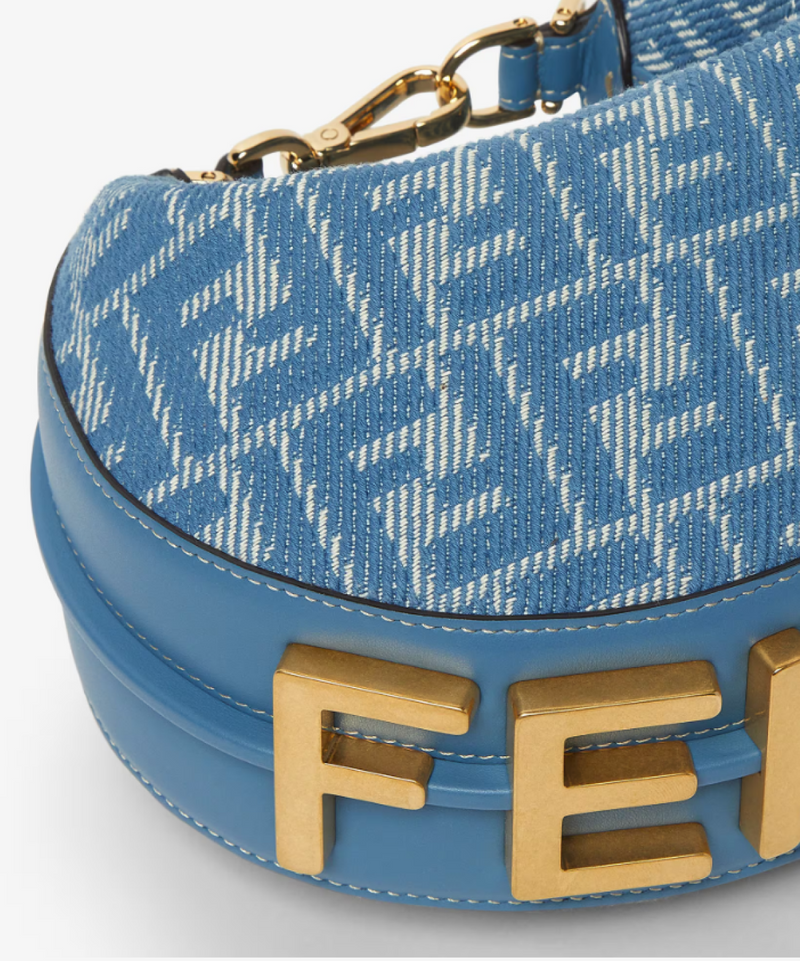 Fendi Fendigraphy Denim-Effect Bag