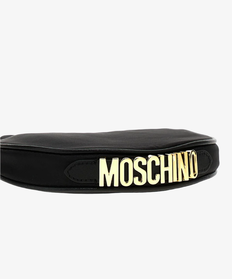 Moschino Lettering Logo Nylon Bag