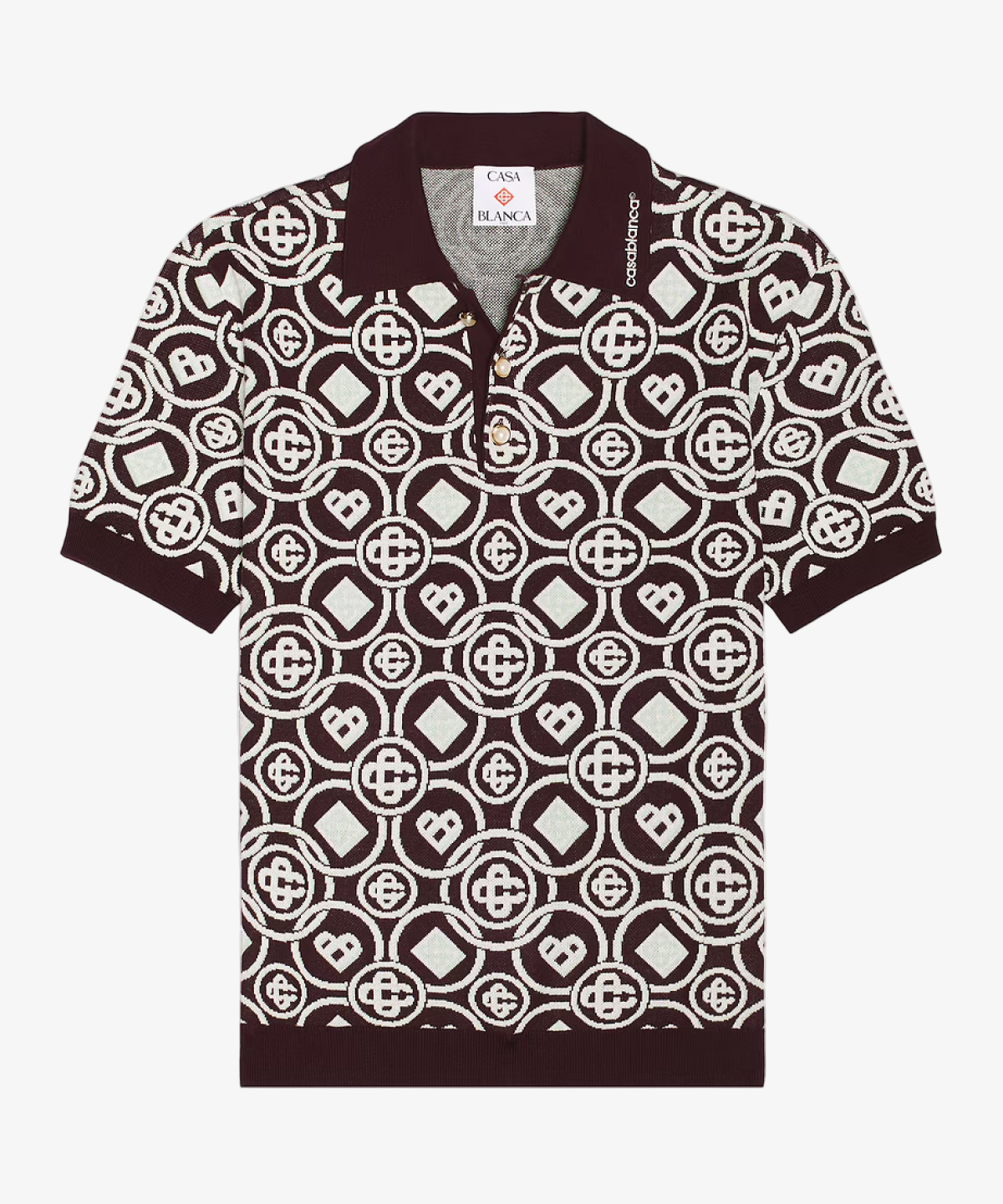 Casablanca Monogram Polo Shirt
