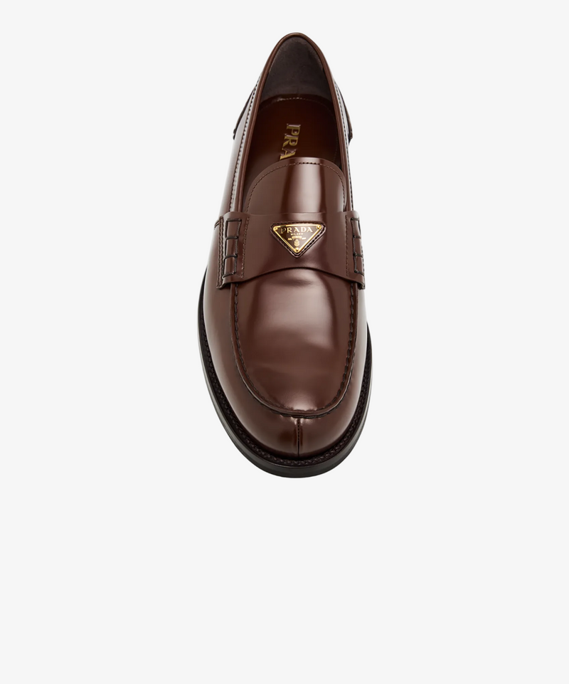 Prada Triangle Logo Loafer