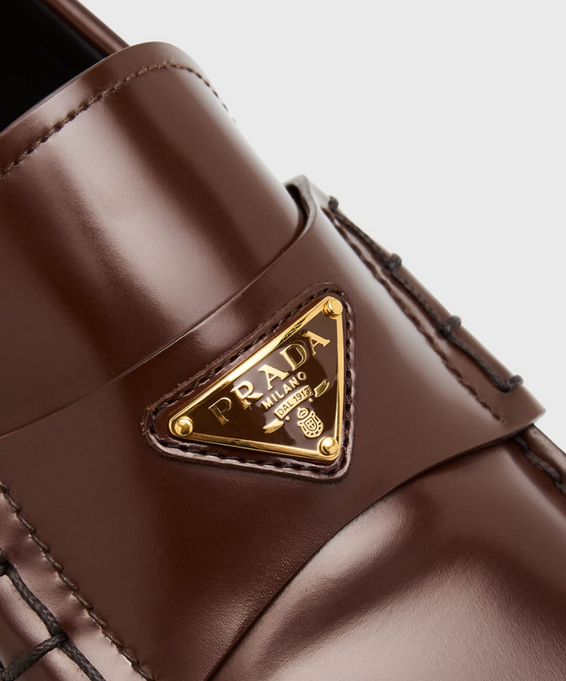 Prada Triangle Logo Loafer