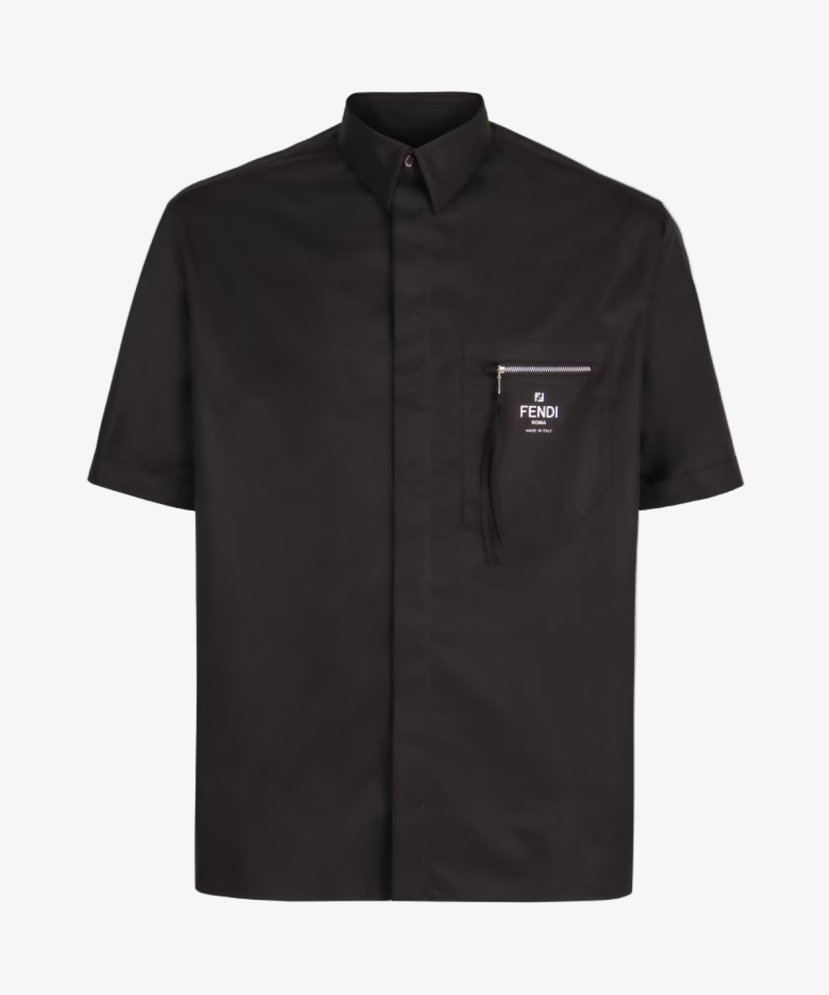 Fendi O'Lock Slider SS Boxy Shirt