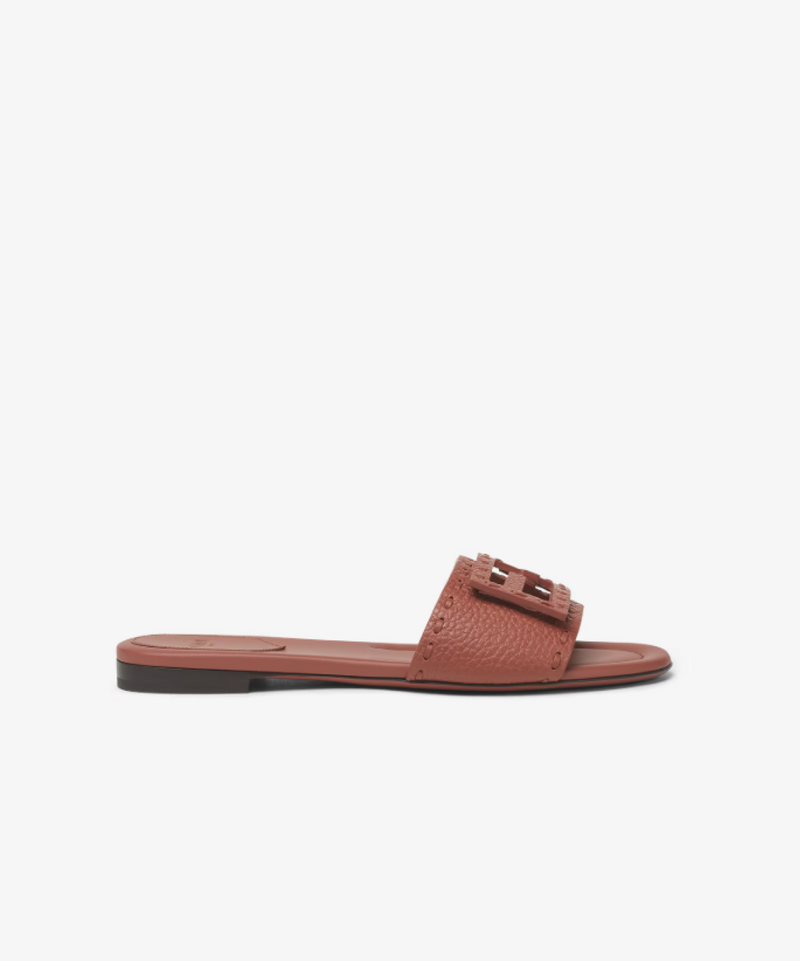 Fendi Baguette Selleria Slides