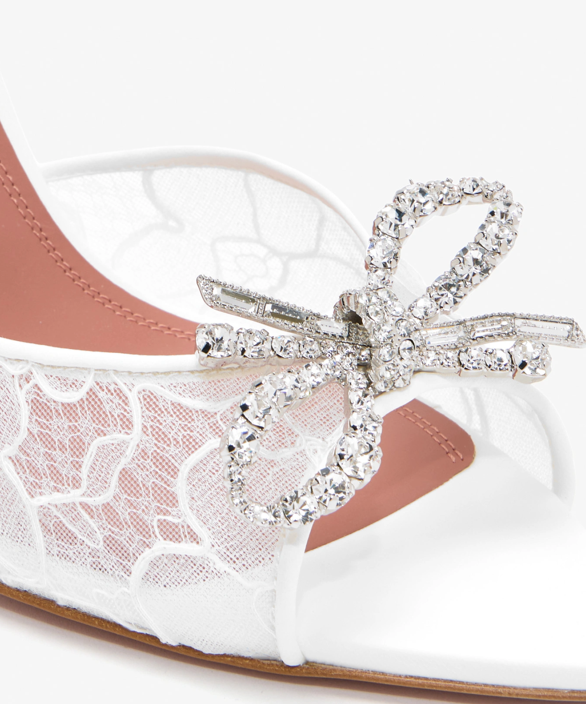 Amina Muaddi Rosie Lace Mule