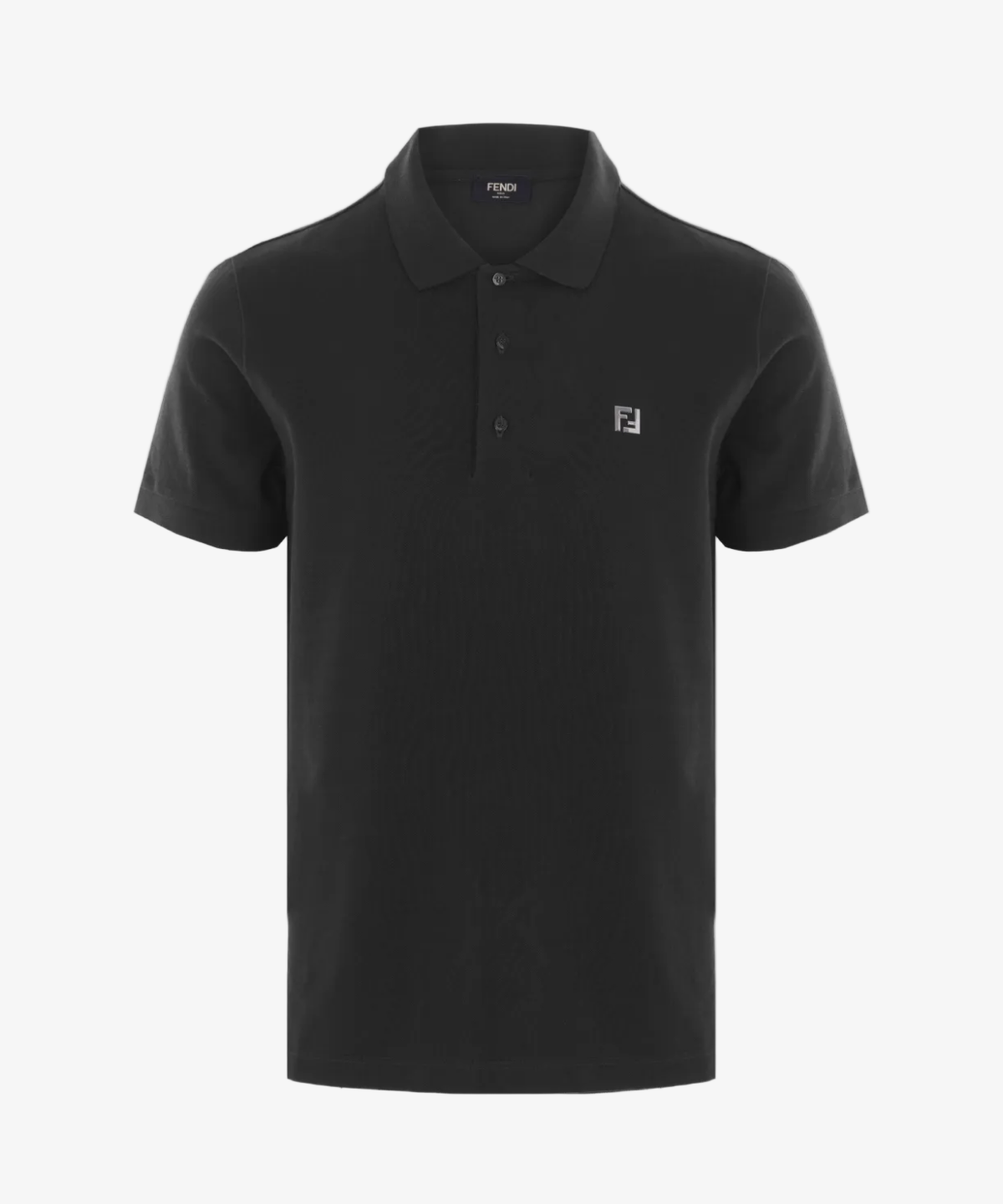 Fendi Metal FF Logo Polo Shirt