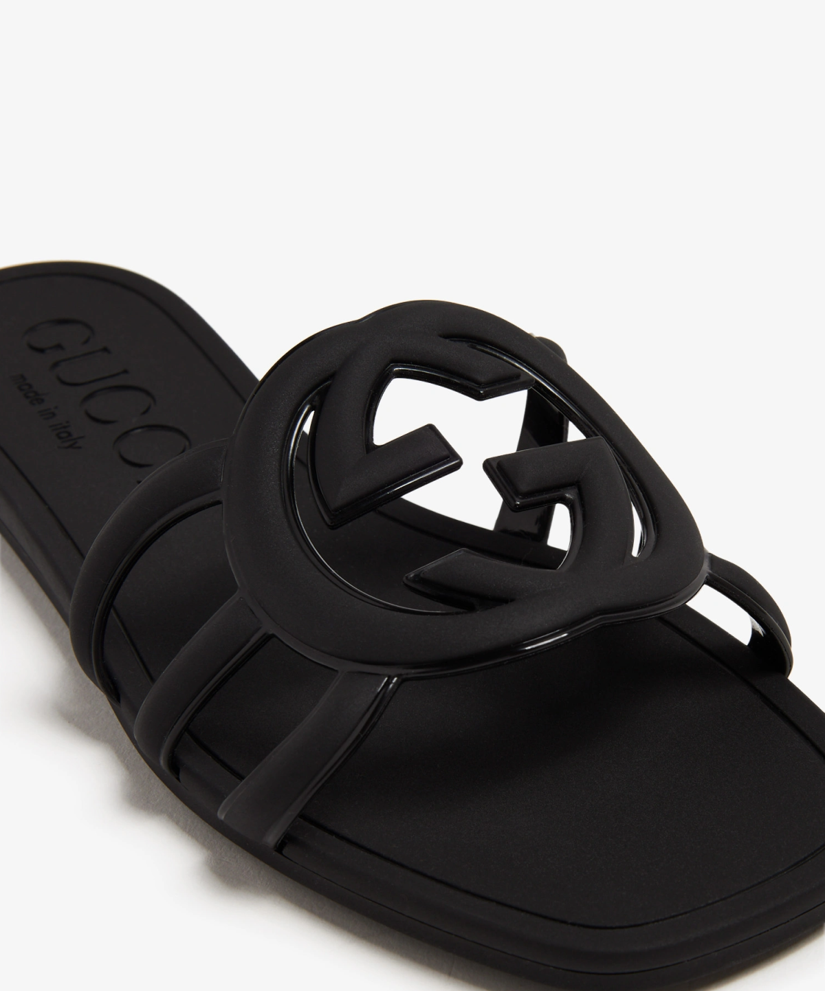 Gucci Interlocking G Rubber Slides